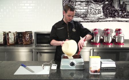 Embedded thumbnail for Tempering - Tempering chocolate with cocoa butter