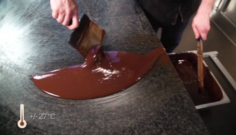 Embedded thumbnail for Tempering - Tabling chocolate